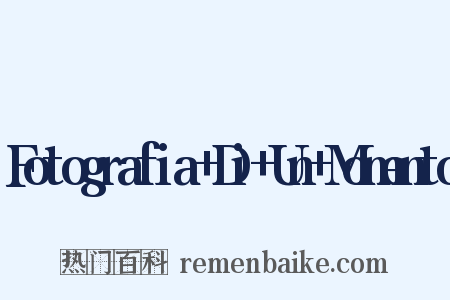Fotografia+Di+Un+Momento是什么意思的图片